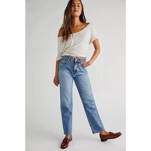 Free People We The Free Lasso Straight Jeans